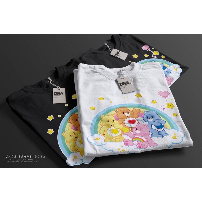 🌈Styleเสื้อยืดOversize แคร์แบร์ 🌟พร้อมส่ง🌟 ผ้าคอตตอลนิ่ม อก42-44”