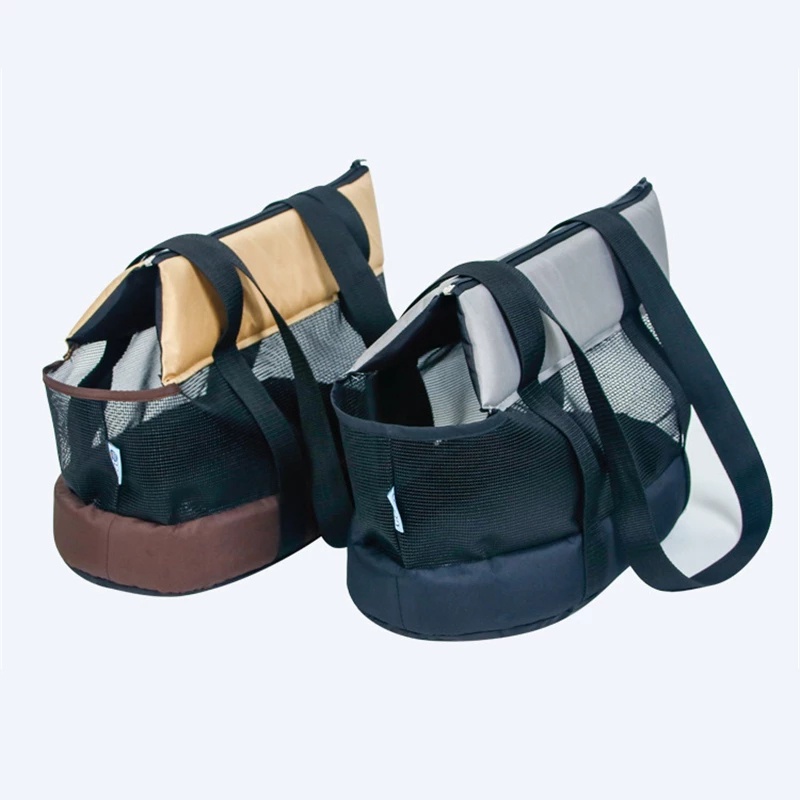 pet car seat แบบสะพายข้าง สลิงตาข่าย ระบายอากาศได้ การเดินทางกลางแจ้ง กระเป๋าแมว กระเป๋าหมา รูปที่ 5