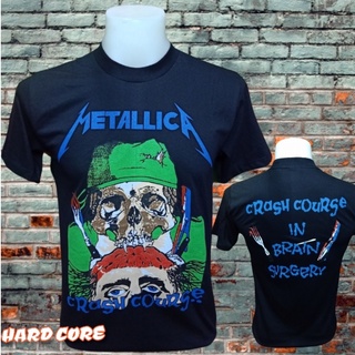 tshirtเสื้อยืดคอกลมฤดูร้อนเสื้อวง METALLICA วงร็อคในตำนาน ไม่มีตะเข็บข้าง คอฟิต ป้ายUS เสื้อผู้ชาย เสื้อทัวร์ วงดนตรีร็อ