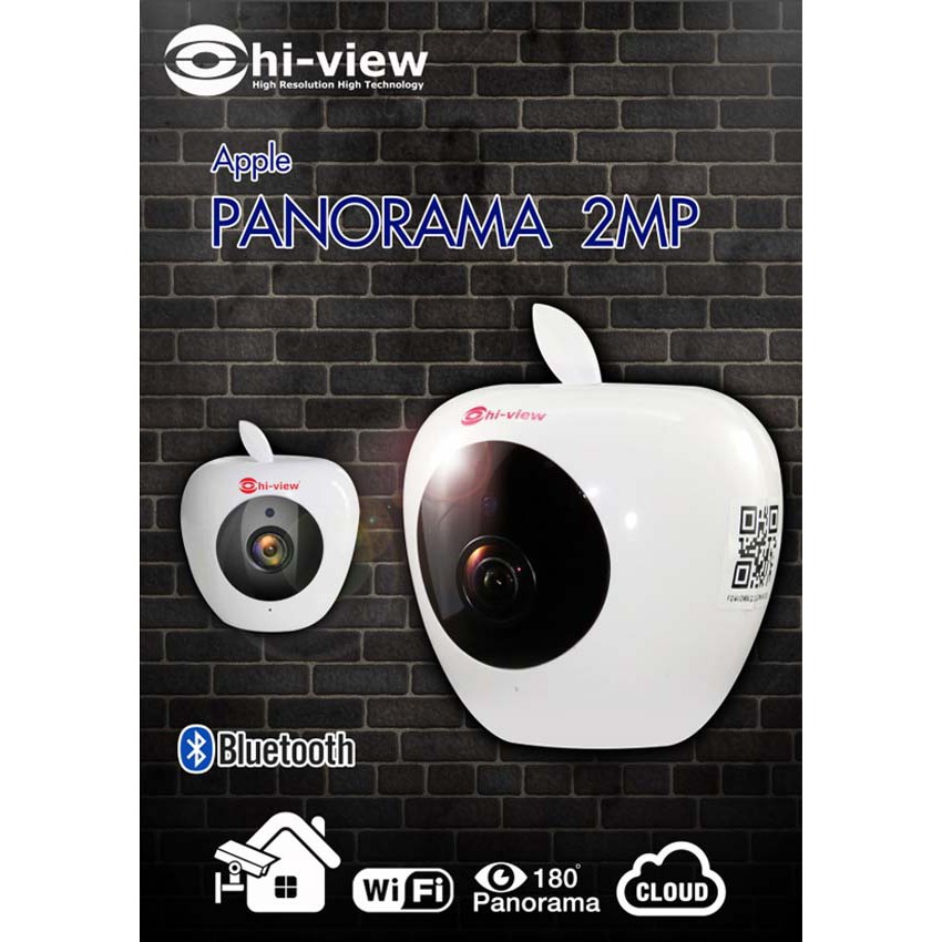 Hi-view Apple IP Camera 2.0 Mega pixel (Panoramic 180) กล้องวงจรปิด ...