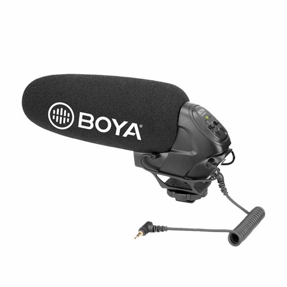 Boya BY-BM3031 Shotgun Supercardioid Microphone ไมค์ติดหัวกล้อง ไมโครโฟนสำหรับติดหัวกล้อง