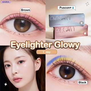 Nanalens/Olens รุ่น Eyelighter Glowy 1 Day คอนแทคเลนส์รายวัน 5 คู่