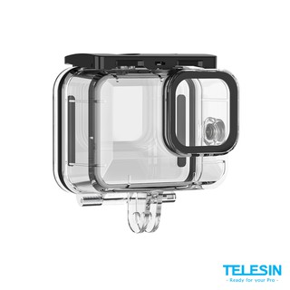 เคสกันน้ำ 🤿 TELESIN® WATERPROOF HOUSING (OEM) โกโปร HERO10 งานพรีเมียมคุณภาพ ⚠️ทดสอบแรงดันน้ำ 40 เมตร⚠️