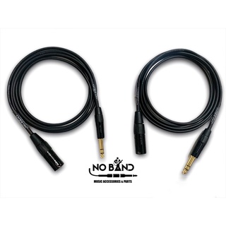 สายลำโพงสตูดิโอ NOBAND CABLES TRS TO XLR-M สายคุณภาพ ราคาประหยัด