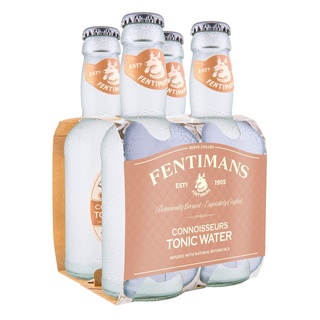 🌟พร้อมส่ง🌟Fentimans Connoisseur Tonic 200 ml. x 4 Bottles เฟนติแมนส์คอนนอสเซอร์โทนิควอเตอร์ 200 ml. 4 ขวด