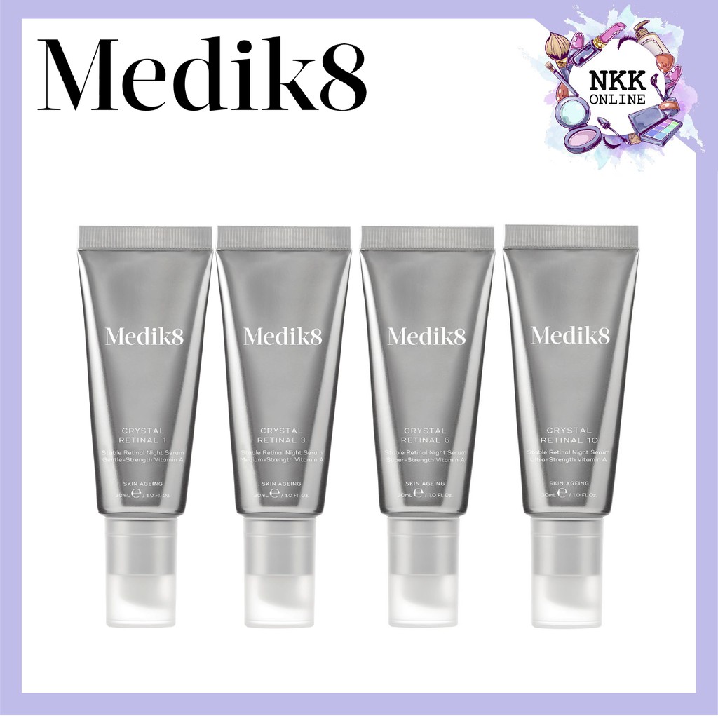 [พร้อมส่ง‼️ของแท้100%] Medik8 Crystal Retinal 1/3/6/10 Serum 30ml