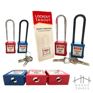 กุญแจนิรภัย กุญแจนิรภัยก้านไนล่อน กุญแจนิรภัยก้านสแตนเลส Keyed differ Lockout/ Safety padlock