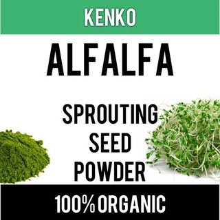 ผงต้นอ่อนอัลฟาฟ่า alfalfa sprouts ช้วยลดระดับน้ำตาล ขนาด 100 กรัม