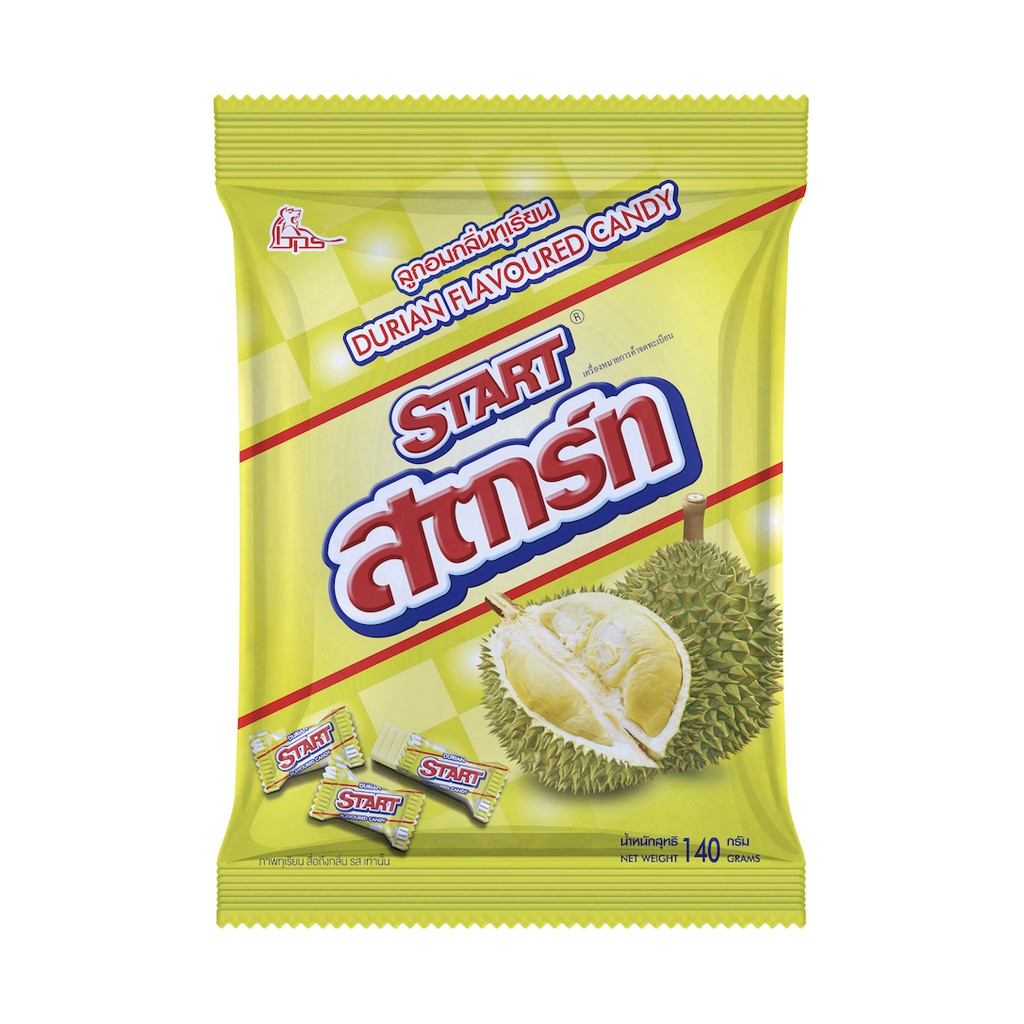 สตาร์ท ลูกอมกลิ่น ทุเรียน START Durian Flavored Candy