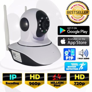 PNP ONVIF IP Camera CCTV กล้องวงจรปิด/กล้องไอพี 1.4 ล้านพิกเซล HD720P IR Cut Wi-