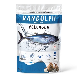 RANDOLPH แรนดอล์ฟ Collagen คอลลาเจน ขนมเชิงสุขภาพทางเลือกสำหรับสัตว์กินพืชขนาดเล็ก ขนาด 30 กรัม. X 1 ถุง