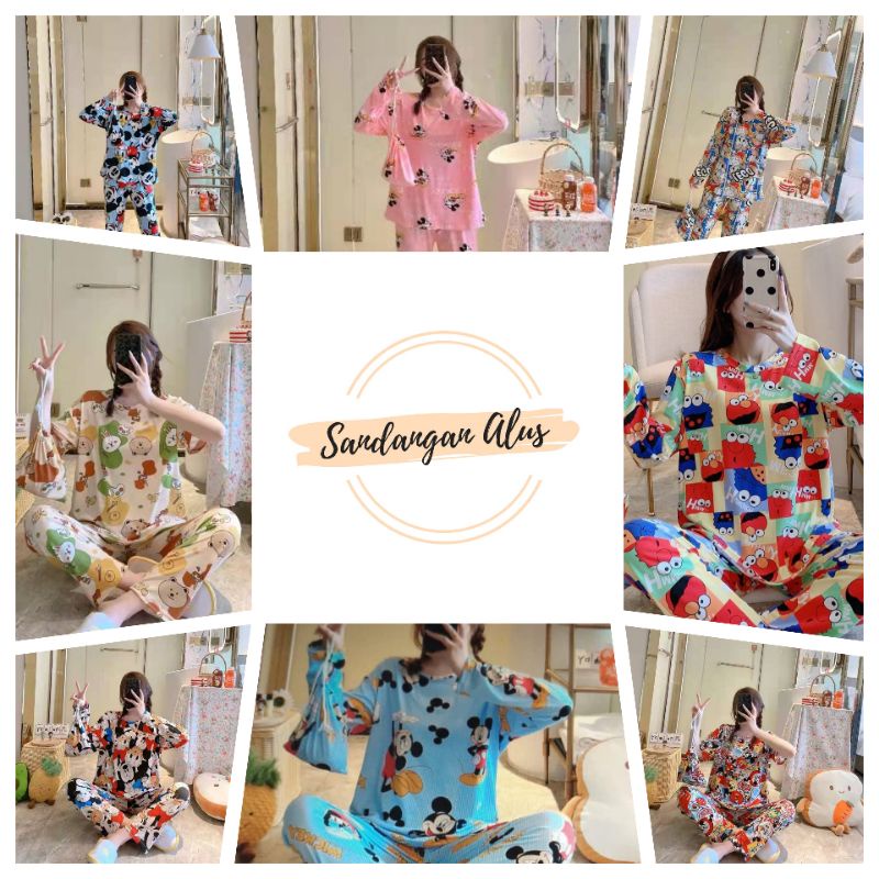 ชุดนอน MIKEY MOUSE ตัวยาว