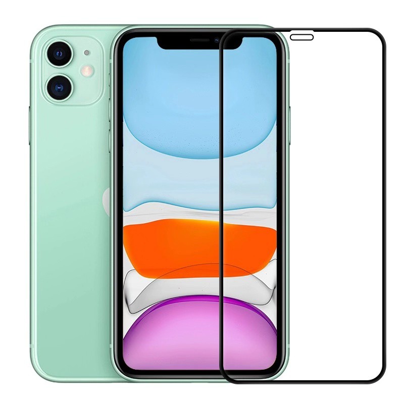F ฟิล์มกระจกเต็มจอ ip XR / ip 11 ฟิล์มกระจกนิรภัยเต็มจอฟิล์ม  ฟิล์มกระจกกันกระแทก พร้อมส่งทันที