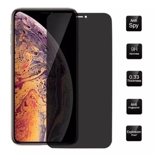 ฟิล์มกระจก เต็มจอ สำหรับiPhone กันมองกันเสือก 14PRO/1415 15pro 12 Pro Max SE 6/6S Plus/6 7 8 Plus X XR XS Max 11 Pro Max