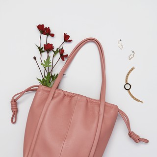 Magasin de cuir รุ่น Nara หน้งแท้ 100% กระเป๋า Tote ทรงขนมจีบ สไตส์ญี่ปุ่น