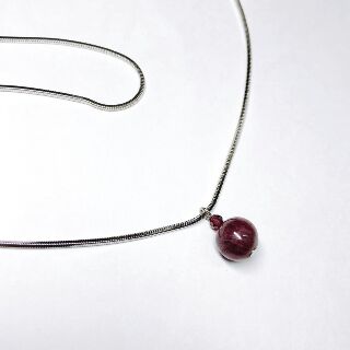 Necklace with Ruby (Natural Ruby)