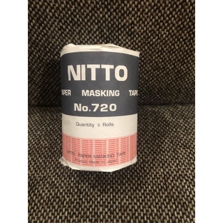 ของพร้อมส่ง เทป NITTO เบอร์720 ขนาด3/4”แพ็ค5ม้วน