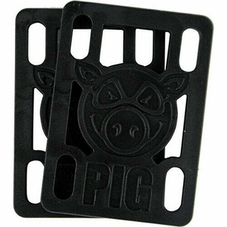 Pigs 1/2 Black Riser Pads are your hard plastic risers. Sold in a set of 2.