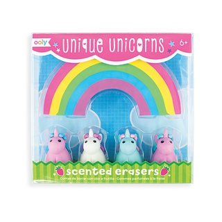 🦄เซตยางลบ unique unicorns  พร้อมสายรุ้ง 🌈