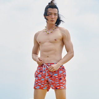 SALAWAN กางเกงว่ายน้ำ -SWIM SHORTS-SHARK WAVE