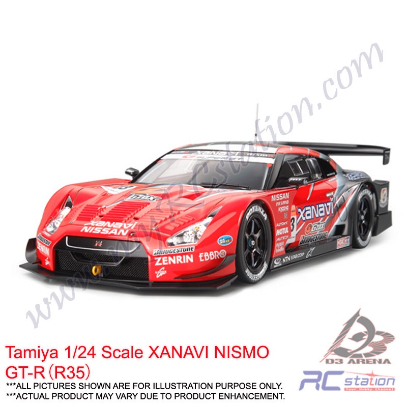 Tamiya Model #24308 - 1/24 XANAVI NISMO GT-R（R35） [24308]