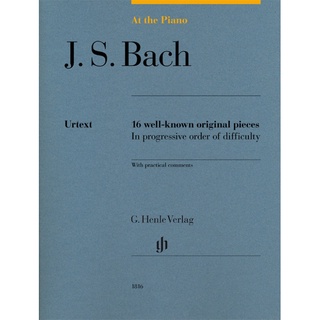 (PIANO)J.S. BACH: AT THE PIANO 16 Well-Known Original Pieces in Progressive Order (HN1816)