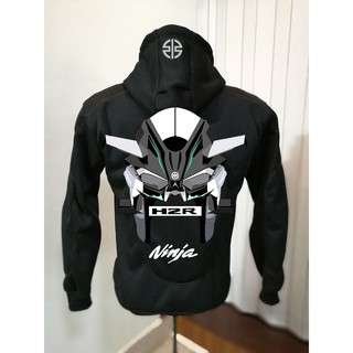 เสื้อฮู้ดการ์ด KAWASAKI Ninja H2R S-5XL