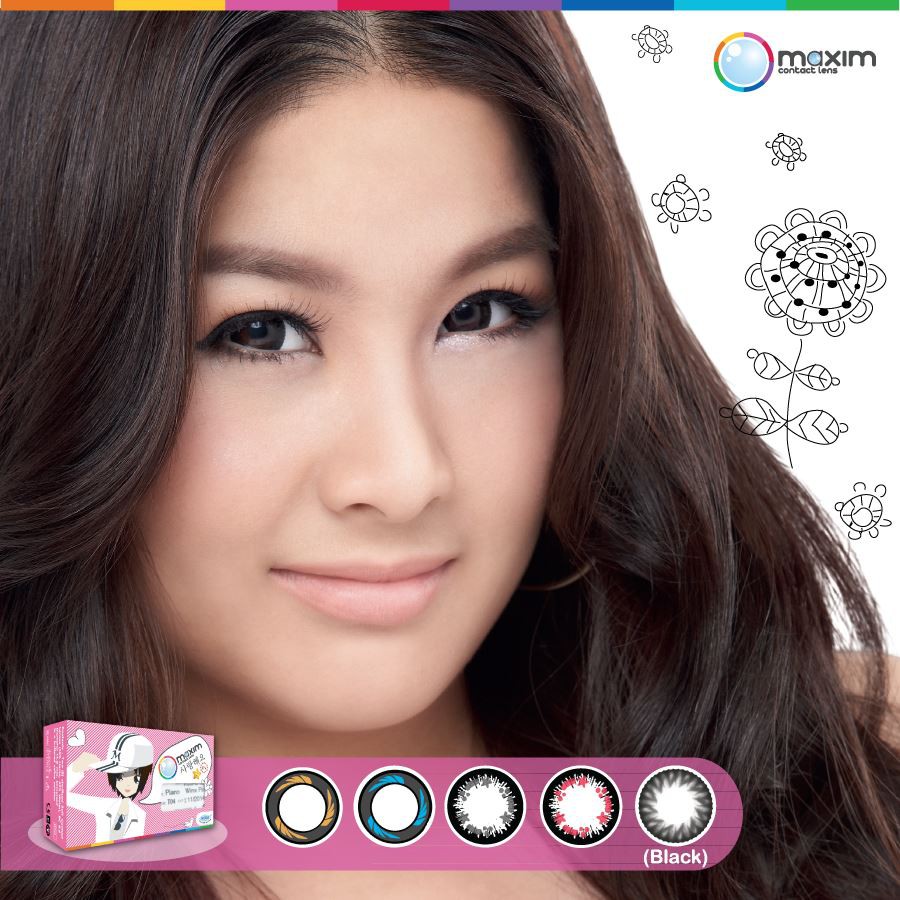 MAXIM Color Contact Lens รุ่นตาหวาน (Pink Box)