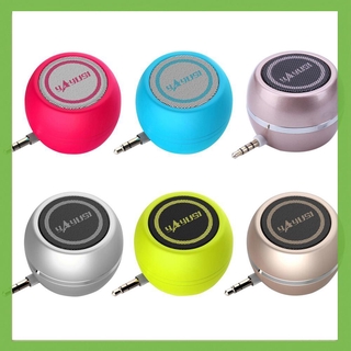 Aigoni A5 Mini Speaker 3 . 5 มม . Jack Aux เสียงสเตอริโอสําหรับโทรศัพท์มือถือโน้ตบุ้ค