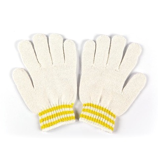 ถุงมือถัก สีขาว (แพ็ค12ชิ้น) ไมโครเท็กซ์ HEAVY ถุงมือยาง Knit Gloves White (Pack of 12) Microtex HEAVY