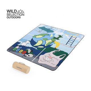 Naturehike Thailand เสื่อปิกนิกแคมป์ปิ้ง แบบพกพา 4-10 คน NH21FCD02  Original pattern Brushed cloth picnic mat