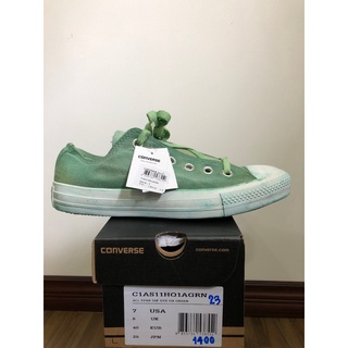 รองเท้า Converse all star รุ่น Converse23:C1AS11 สีเขียว งานแท้100% โปรโมชั่น ลดราคา 40%