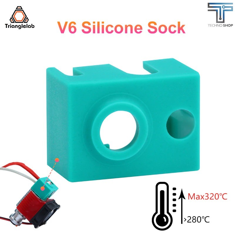 TRIANGLELAB High Temperature resistance 320°C V6 Silicone Sock socks for V6 HOTEND AERO DDB Hemera