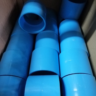 ข้อต่อตรง ขนาด3นิ้ว อย่างบาง (ยกลัง45ตัว) พีวีซี PVC ตราช้าง SCG