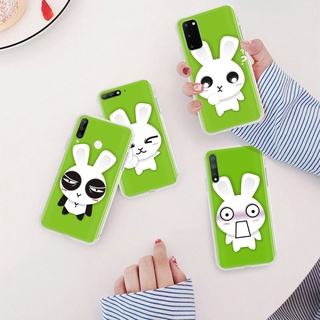 เคสโทรศัพท์มือถือแบบนิ่ม ใส ลายกระต่ายอิโมจิ ML-76 สําหรับ VIVO Y35 Y21 Y21S Y33S Y31 Y51 Y11S Y12S Y11 Y20 Y20I Y20S Y12 Y15 Y17 Y19