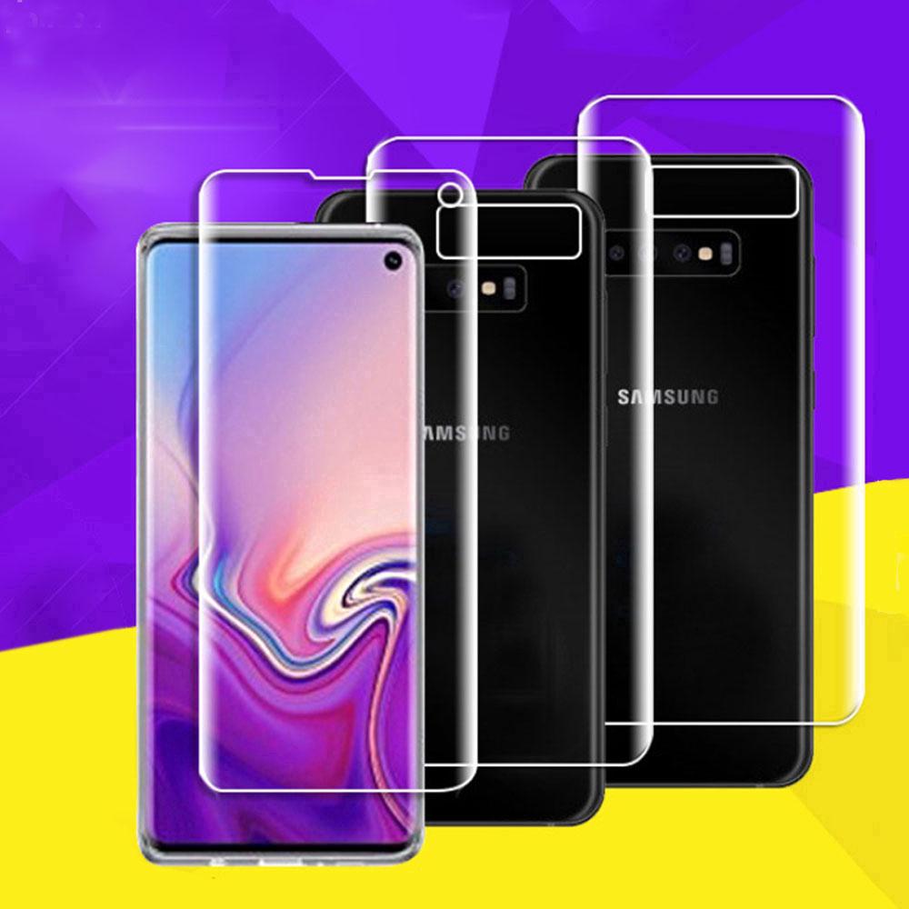 ฟิล์มป้องกันหน้าจอ ด้านหน้า ด้านหลัง สำหรับ Samsung Galaxy S10 S20 Ultra S8 S9 S10 S7 S6 Edge Plus Note 10 Plus 9 8 5 A50 A50S Note10+ S20+ S10+ S10e