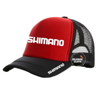 หมวก Shimano สีดํา สีแดง สีดํา