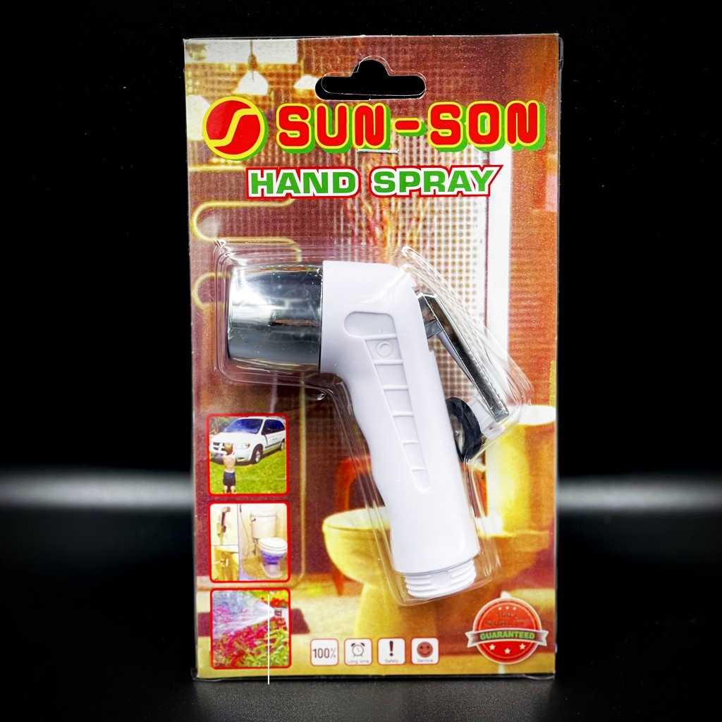 หัวฉีดชำระ หัวชำระ ที่ฉีดก้น (เฉพาะหัว) ยี่ห้อ sun-son มาตรฐาน มอก.พลาสติก ABS กดง่าย