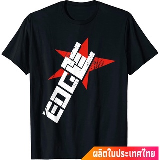 [S-5XL]มวยปล้ำอาชีพ มวย มวยปล้ำลีก อเมริกา WWE Edge คอกลม แฟชั่น  ผ้าฝ้ายแท้ เสื้อยืด ผ้าฝ้ายแท้