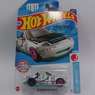 รถเหล็ก Hotwheels 91 MAZDA MX-5 MIATA (ib035)