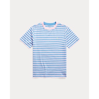 เสื้อยืด โปโล Striped Cotton-Blend Jersey Tee