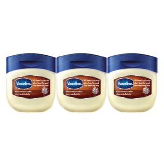 D - day วาสลีน เพียว รีแพริ่ง เจลลี่ โกโก้ บัตเตอร์ ขนาด 50ml  ยกแพ็ค 3กระปุก VASELINE COCOA BUTTER PURE REPAIRING JELLY