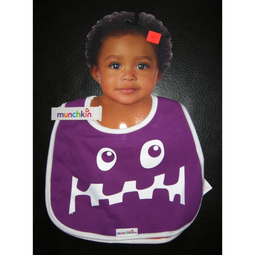 Munchkin : MNK34044# ผ้ากันเปื้อนเด็ก Munchkin Designer Munchie Bib 2pk.