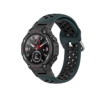 สายนาฬิกาข้อมือซิลิโคนระบายอากาศสําหรับ Amazfit T-Rex Pro Smart Watch