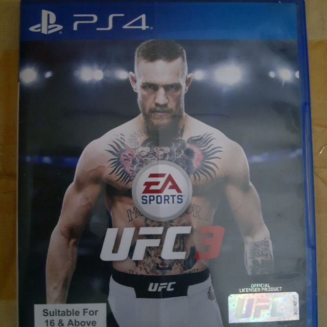 แผ่นเกมส์ UFC 3 PS4 (มือสอง)