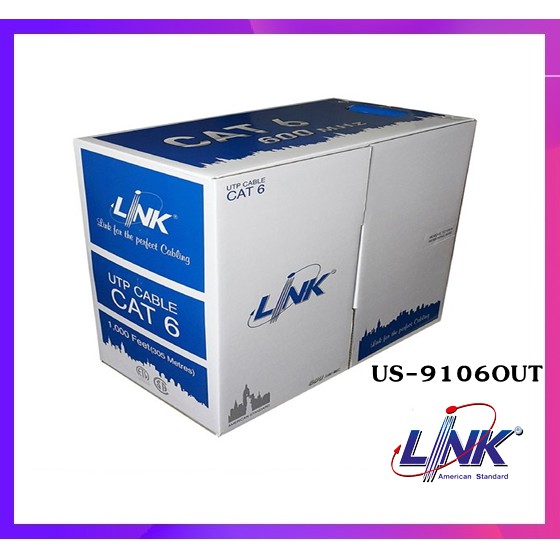 US-9106 (LINK CAT 6 UTP 250 MHZ CMR 305M./BOX)