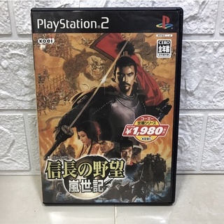 แผ่นแท้ [PS2] Nobunaga no Yabou: Ranseiki (Japan) (SLPM-62148 | 62681) Ambition Chronicle of a World of Storms