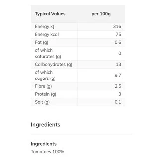 TOMATO CONCENTRATED 130G ซอสมะเขือเทศซาร์ดิเนีย
