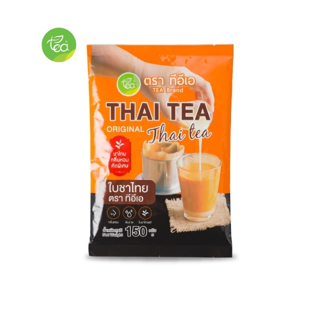 ทีอีเอ ใบชาไทย ชาไทย ชาเย็น ใบชา ชาแดง ชาซีลอน Original Premium Thai Tea บรรจุ 150 กรัม