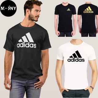 Adidas เสื้อยืด อาดิดาส (งานดี ถูกที่สุด) ผ้าดี cotton100, สกรีนแบบเฟล็ก PU เนียนสวย ไม่แตก ไม่ลอก